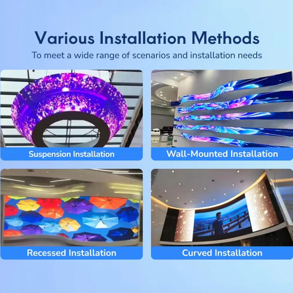 Wholesale Multifunction Flexible Curved Circular Shaped Advertising Outdoor LED Display