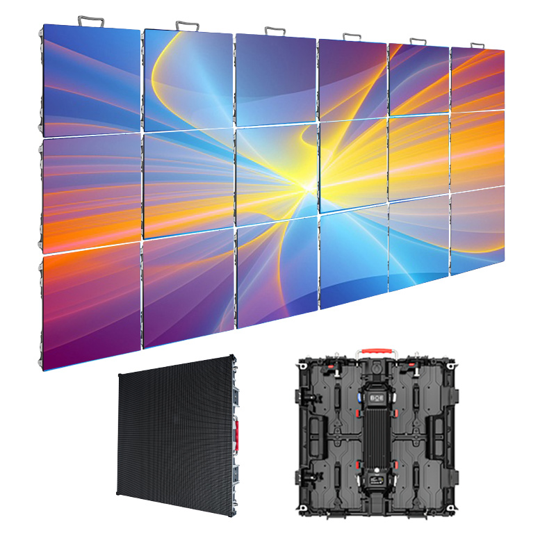 Small Pixel Pitch Advertising Indoor LED Video Wall TV Screen Display for Financial Institution