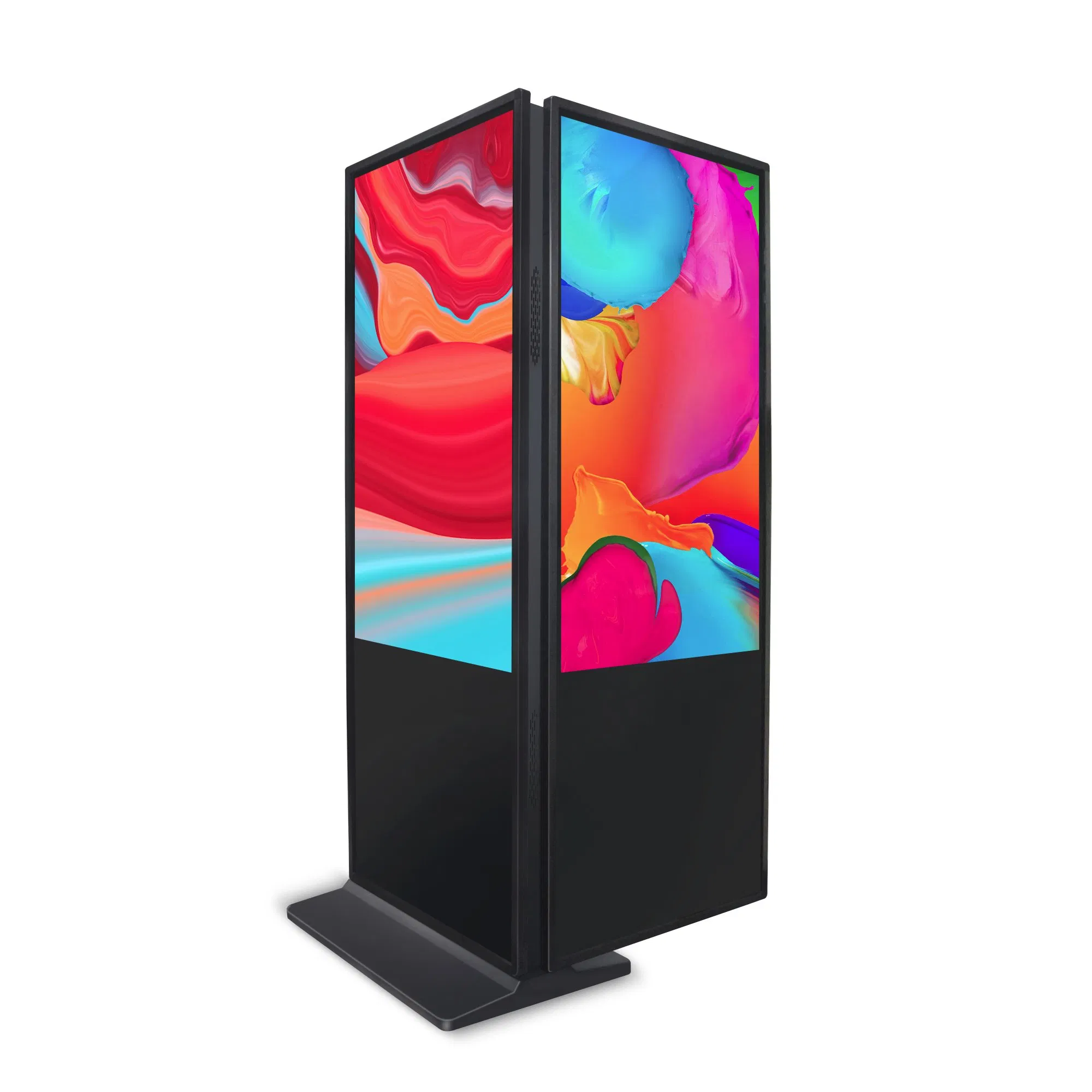 Commercial Party Wedding Playing Equipment Freestanding Dual Screen Digital Signage and Display