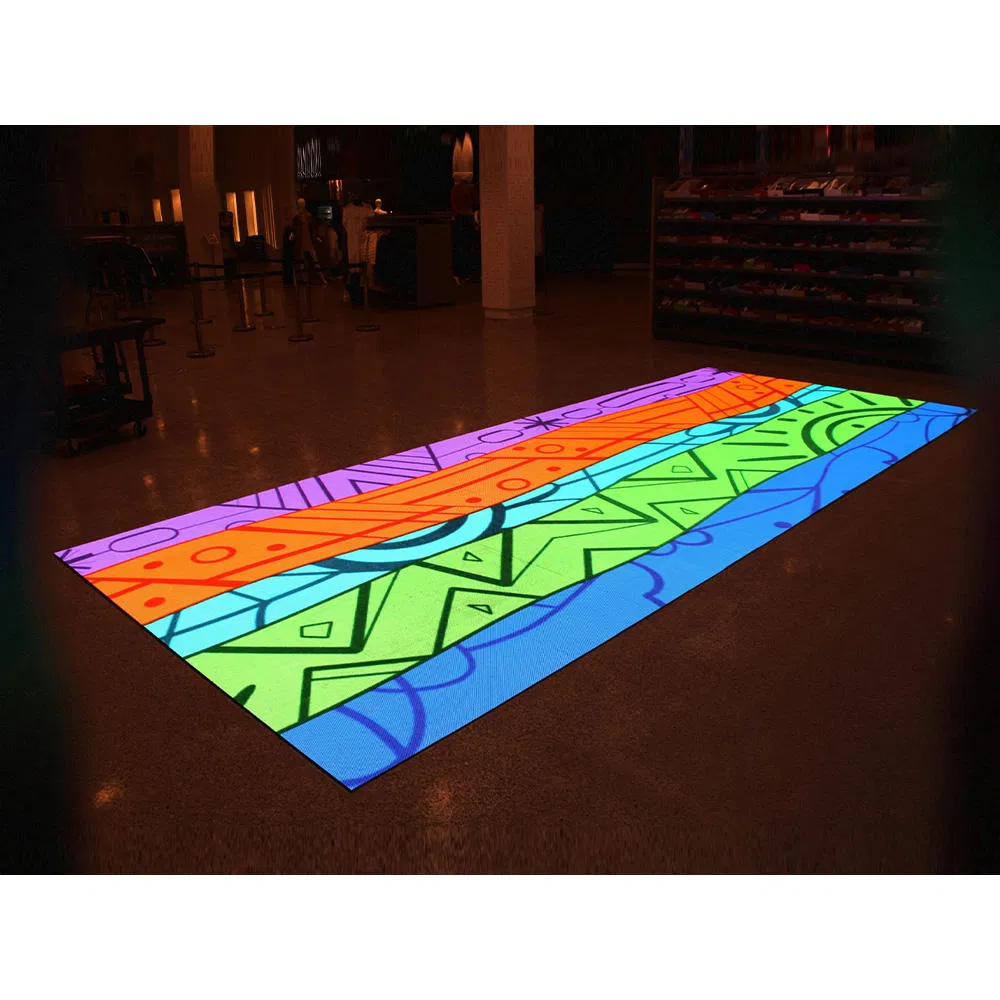 Interactive Dance Floor Tile LED Screen Display Programmable DJ Booth Bar for Events