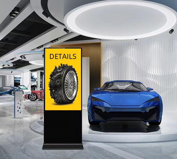 Indoor Digital Signage Display Advertising LCD Touch Screen 43 49 55 65 Inch Commercial Screen Floor Standing Kiosk