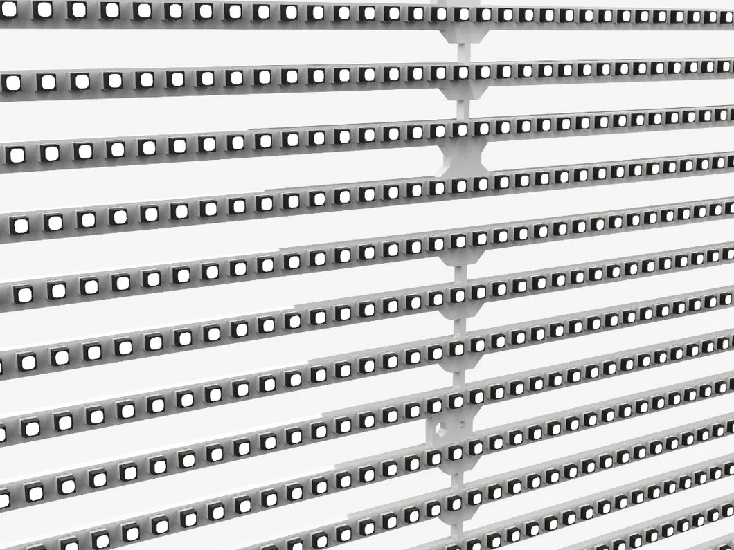 Silver LED Screen Detail