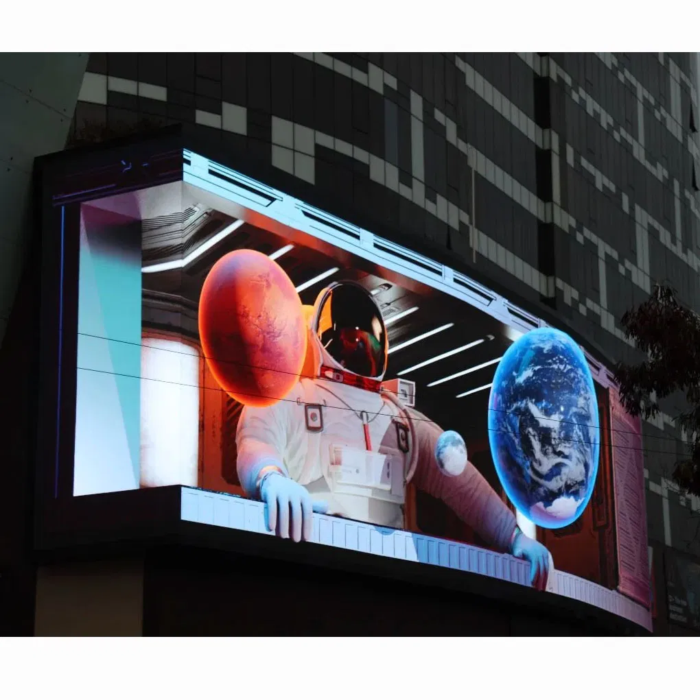 P8 Outdoor Giant Video Wall Naked-Eye 3D LED Display Advertising LED Display