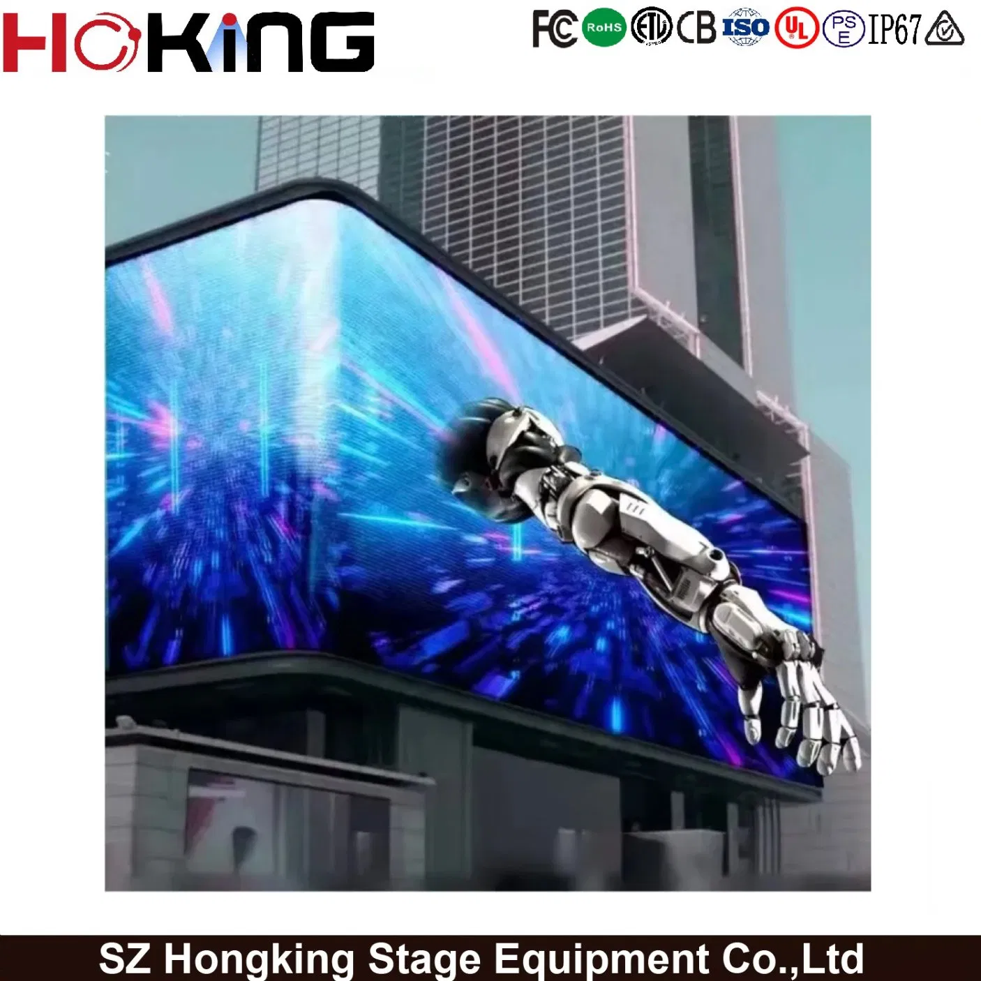 Full Sexi Video 1080P Energy Saving Outdoor 3D P6.67 P8 P10 HD 7680Hz Advertising Billboard LED Display Screen