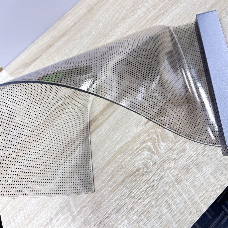Ultra-Thin Glass Window LED Flexible 3D Display Transparent LED Film Display