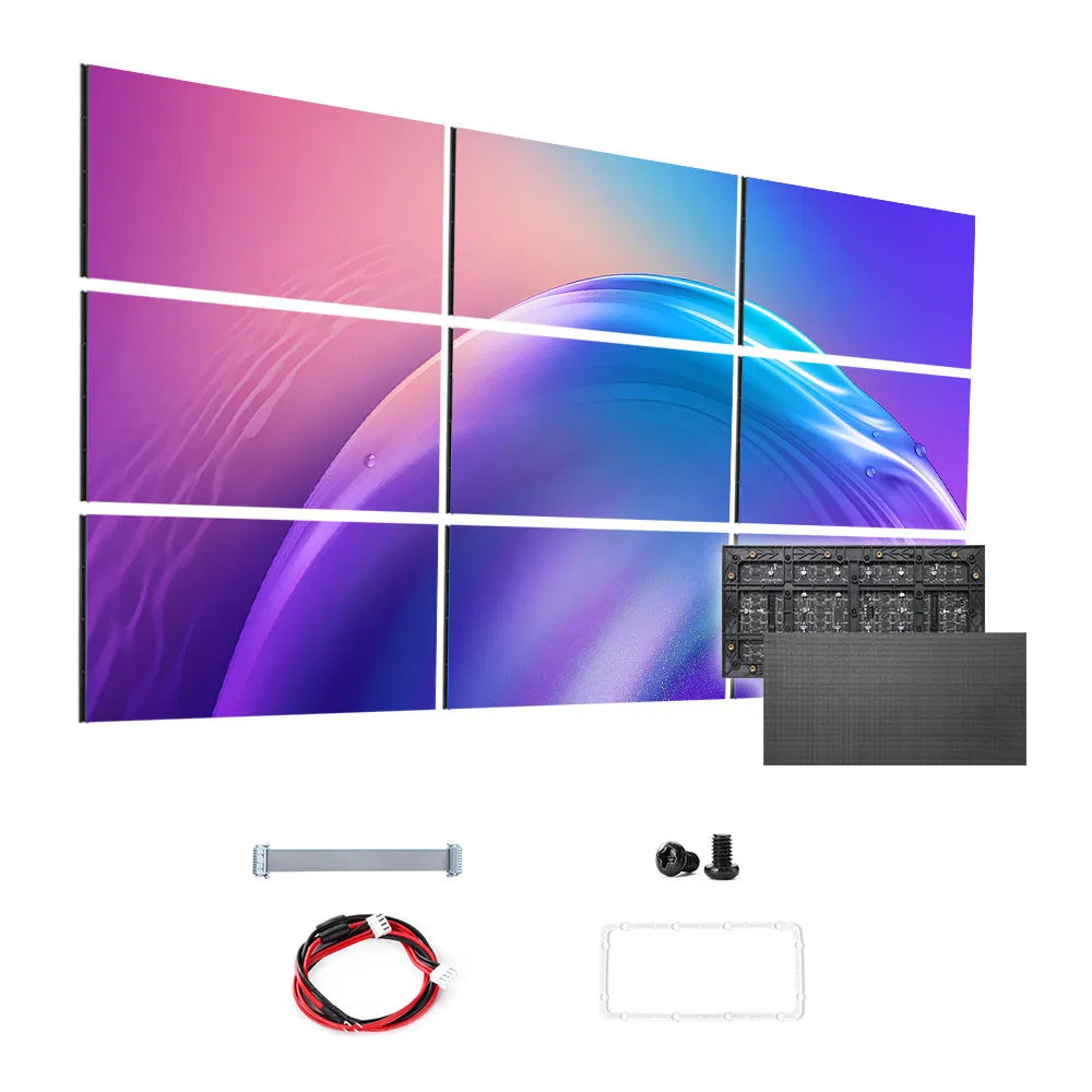 HD 1920X1080 P2.5 LED Display Panel Cabinet IP65 for Shopping Mall/ Retail Store Control Room Digital Signage Size 320X160X600mm