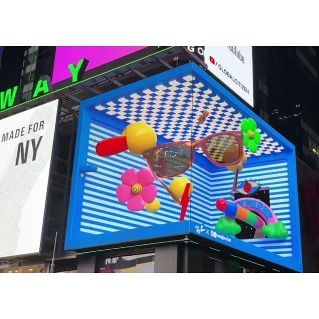 Outdoor or Indoor Glasses-Free 3D LED Display Screen