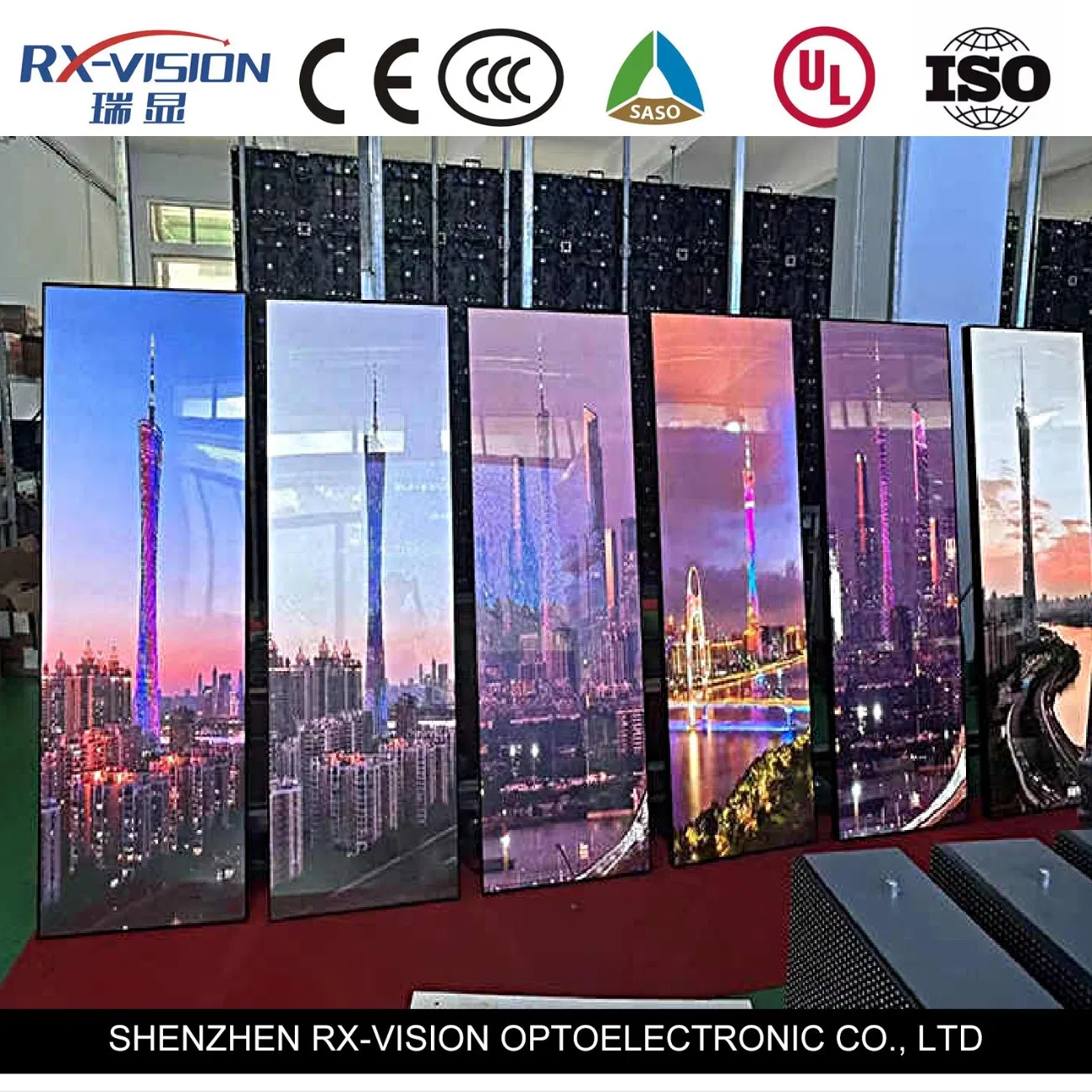 Hot Sale High Resolution P2.0 P2.5 P3.076 High Brightness Digital Poster Indoor LED Display