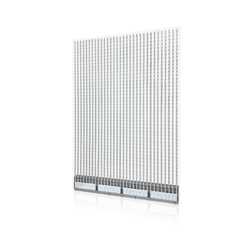 P8 Indoor Glass Transparent LED Film Display Full Color Customized Window Screen for Advertising