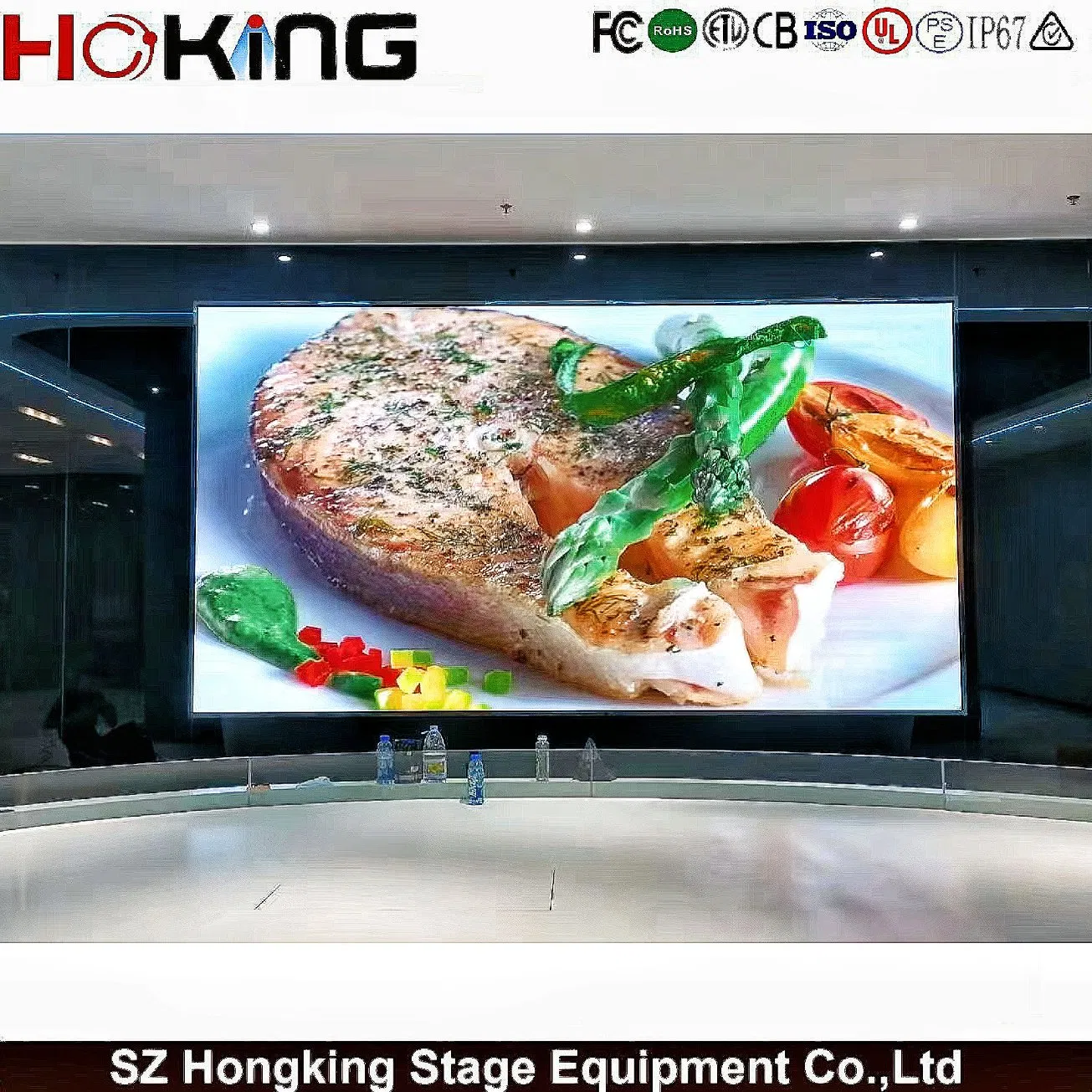 China Manufacturer Easy Control Indoor COB P0.62 LED Display for Advertising Conference Room