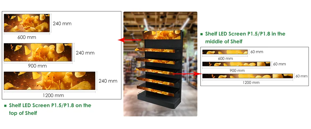 Shelf LED Digital Panel