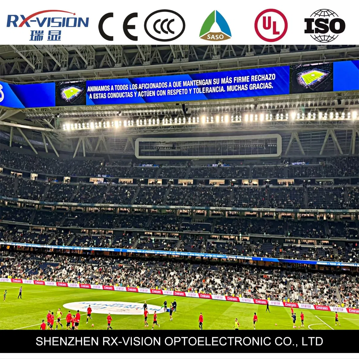 Outdoor P8.33 Stadium Perimeter LED Display Big Large LED Stadium Advertising Display TV Screens for Football Stadium Perimeter