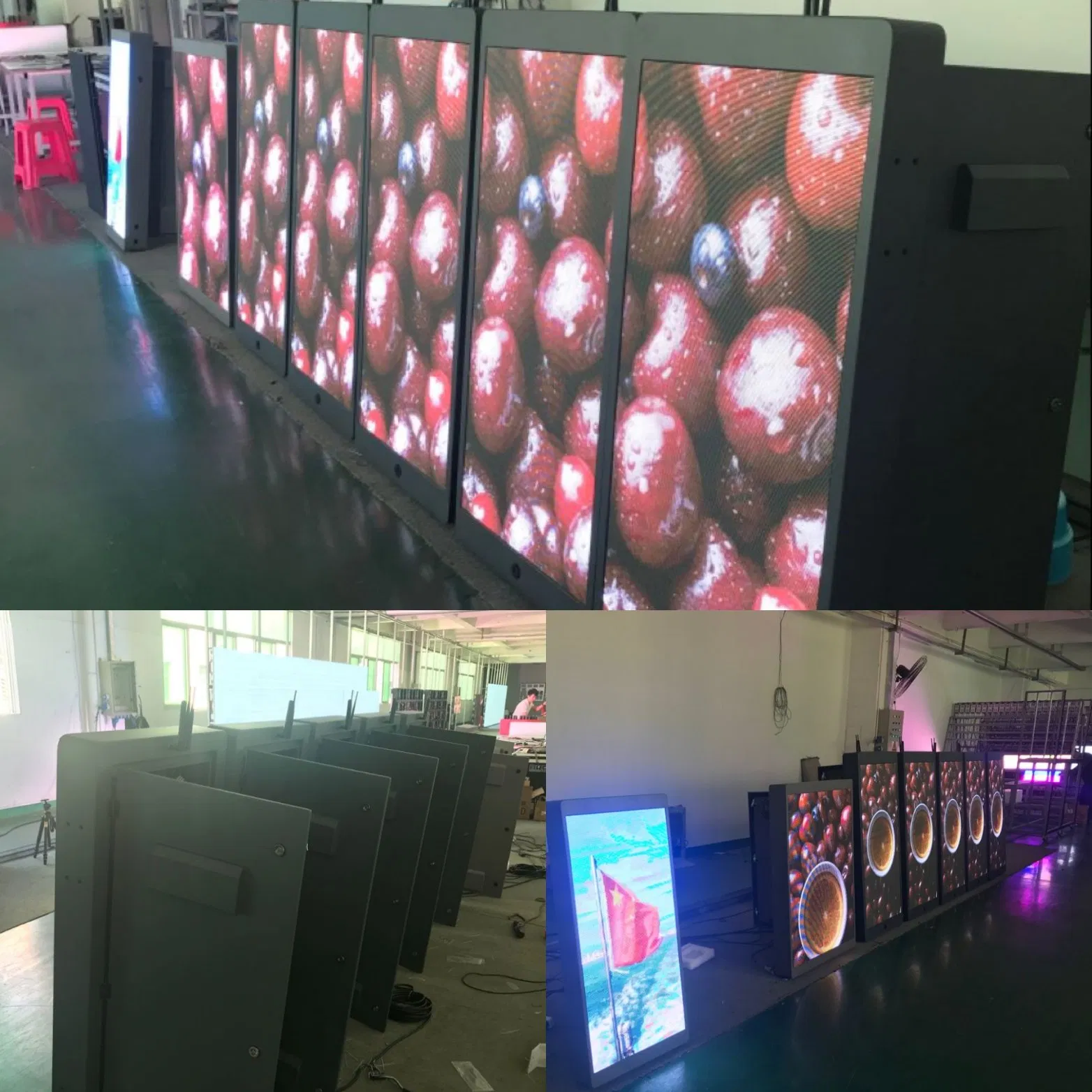 P4 Outdoor Advertising Stadium Slim Design for Perimeter Sport Electronic Scoreboard Pantallas LED 3D Cube Billboard Module Text Display Screen