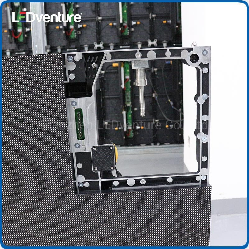 Indoor Outdoor P3.91 Curved LED Scoreboard Store Display for Basketball Stadium