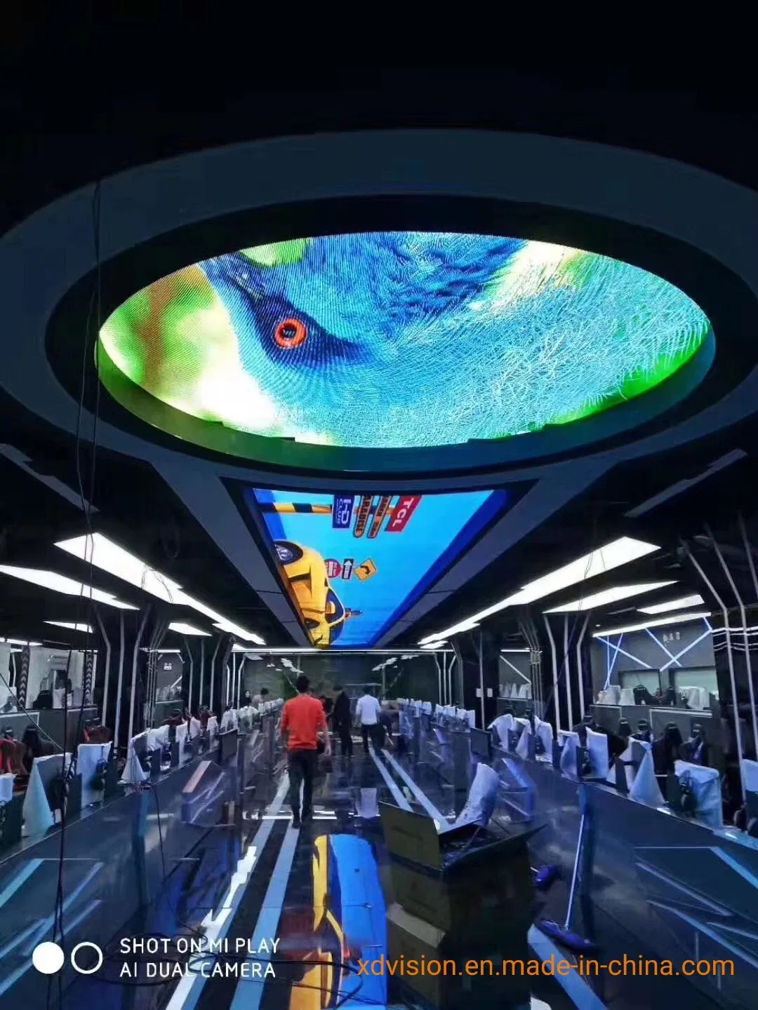 Indoor RGB SMD Full Color Commercial Use Ceiling Floor Sky View LED Display