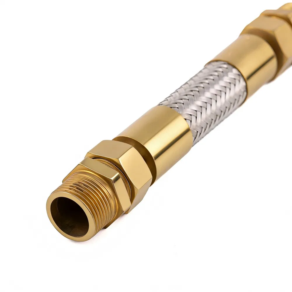 Wire Braided High Pressure Resistant 304/321/316L Stainless Steel Corrugated Flexible Metal Hose/Pipe/Tube for Industrial Pipeline System