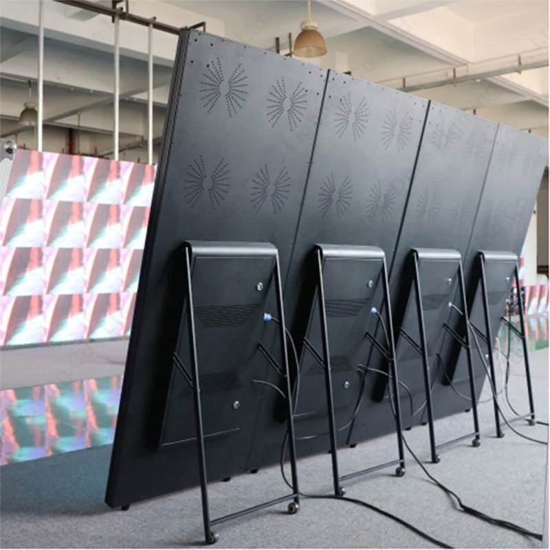 Portable Slim Advertising Digital Signage Video Screen Banner Indoor LED Poster Display