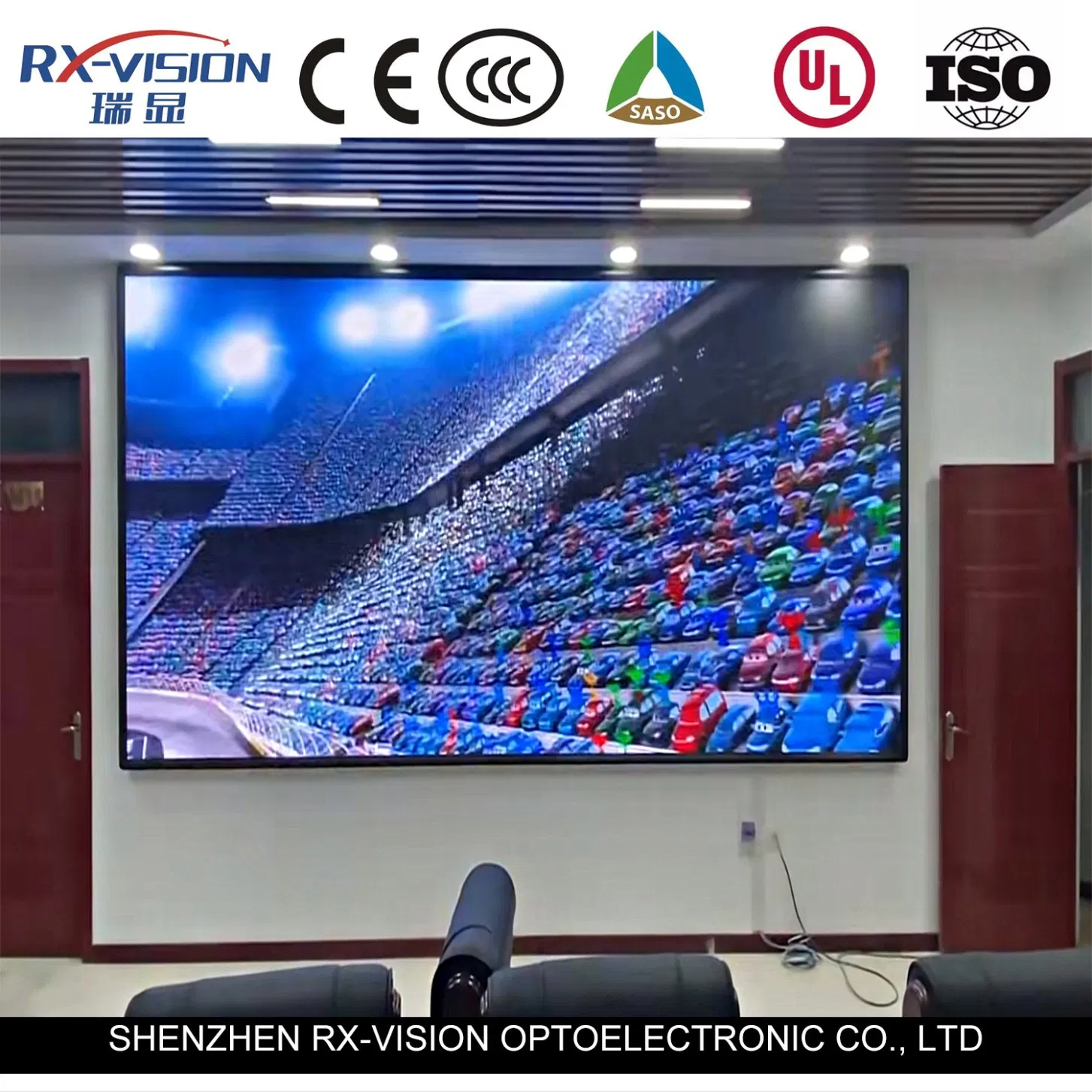 HD Indoor Fixed LED Display Screen P1.56 Small Pixel Pitch Indoor LED Display LED Video Wall
