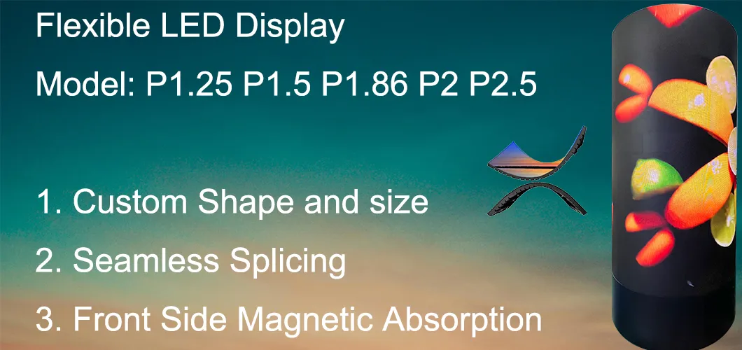 Indoor Control Live News Room Flexible LED Display