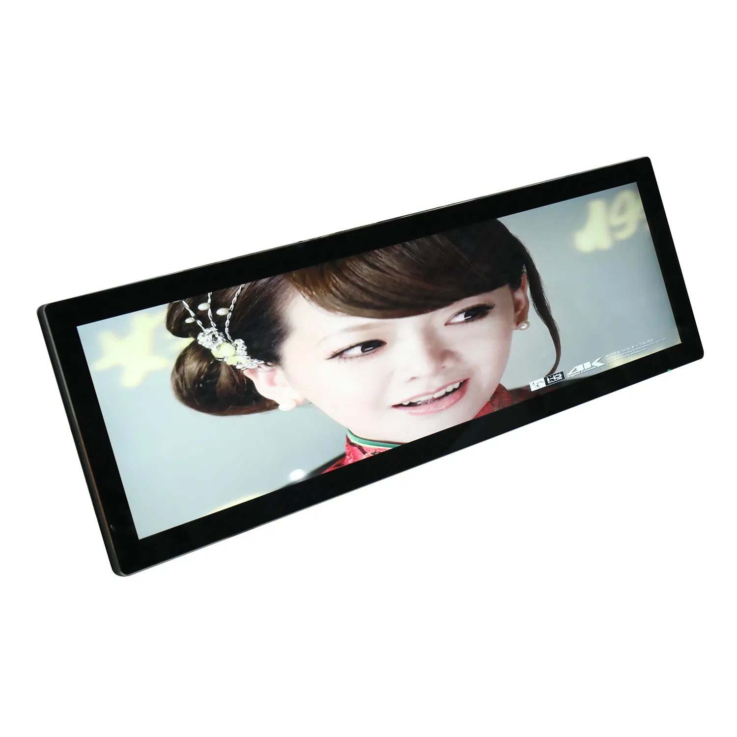 Indoor Advertising Media Player Strip Ultra Wide Screen Stretch Bar LCD TV Display LED Display Board Digital Signage 4K Long LCD Display Advertising Screen