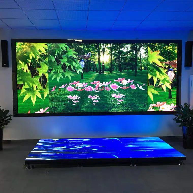 P3.91 Outdoor Indoor Ground Interactive Floor Tile LED Displays Screens Video Wall Dance Stage and Events