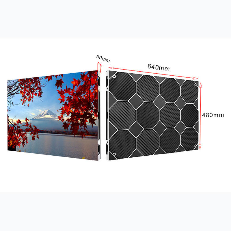 HD 1920X1080 P2.5 LED Display Panel Cabinet IP65 for Shopping Mall/ Retail Store Control Room Digital Signage Size 320X160X600mm