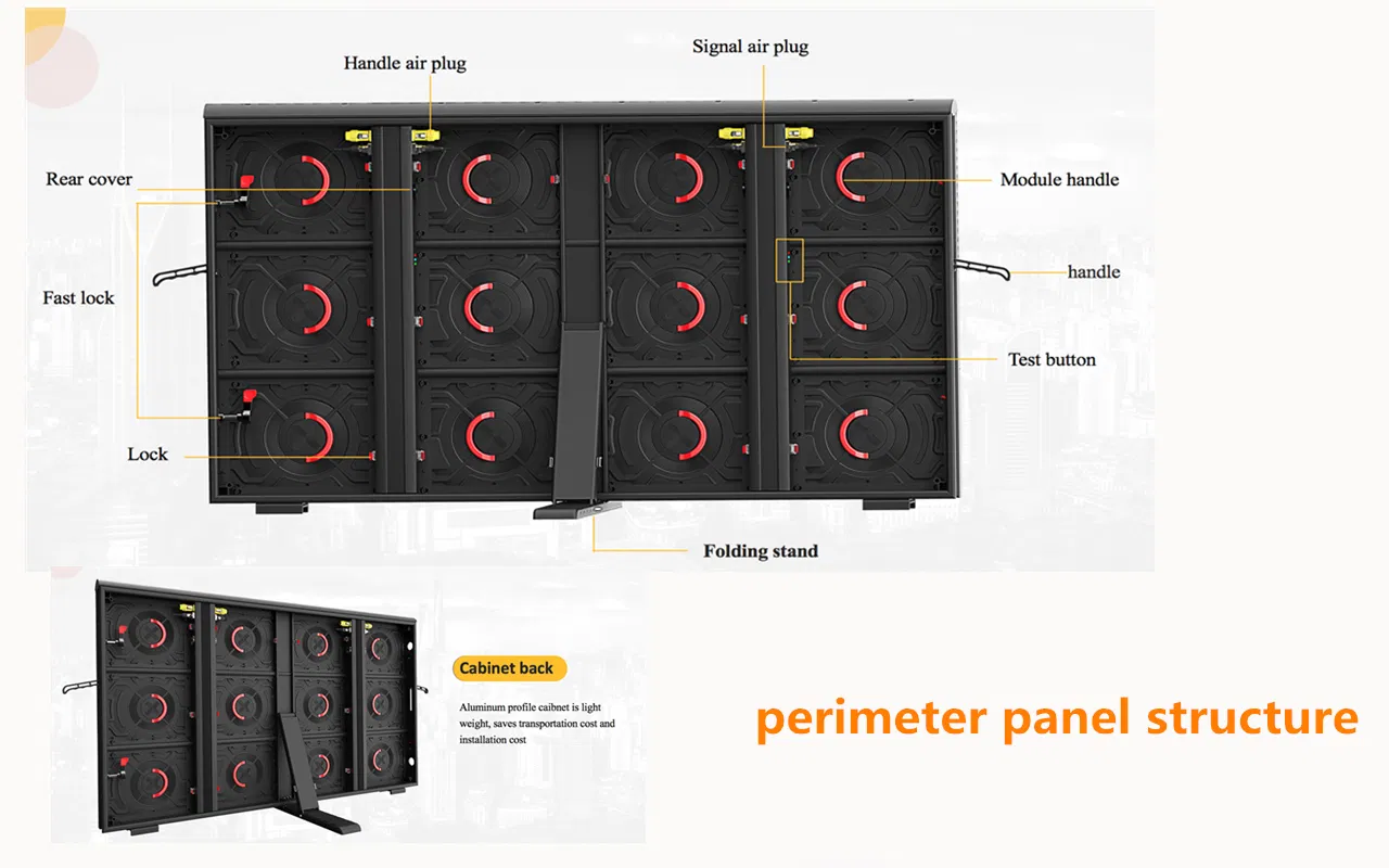 Micsolar Outdoor Scoreboard Wall LED Screen P8.3 LED Video Wall IP65 Outdoor LED Panel Stadium LED Display