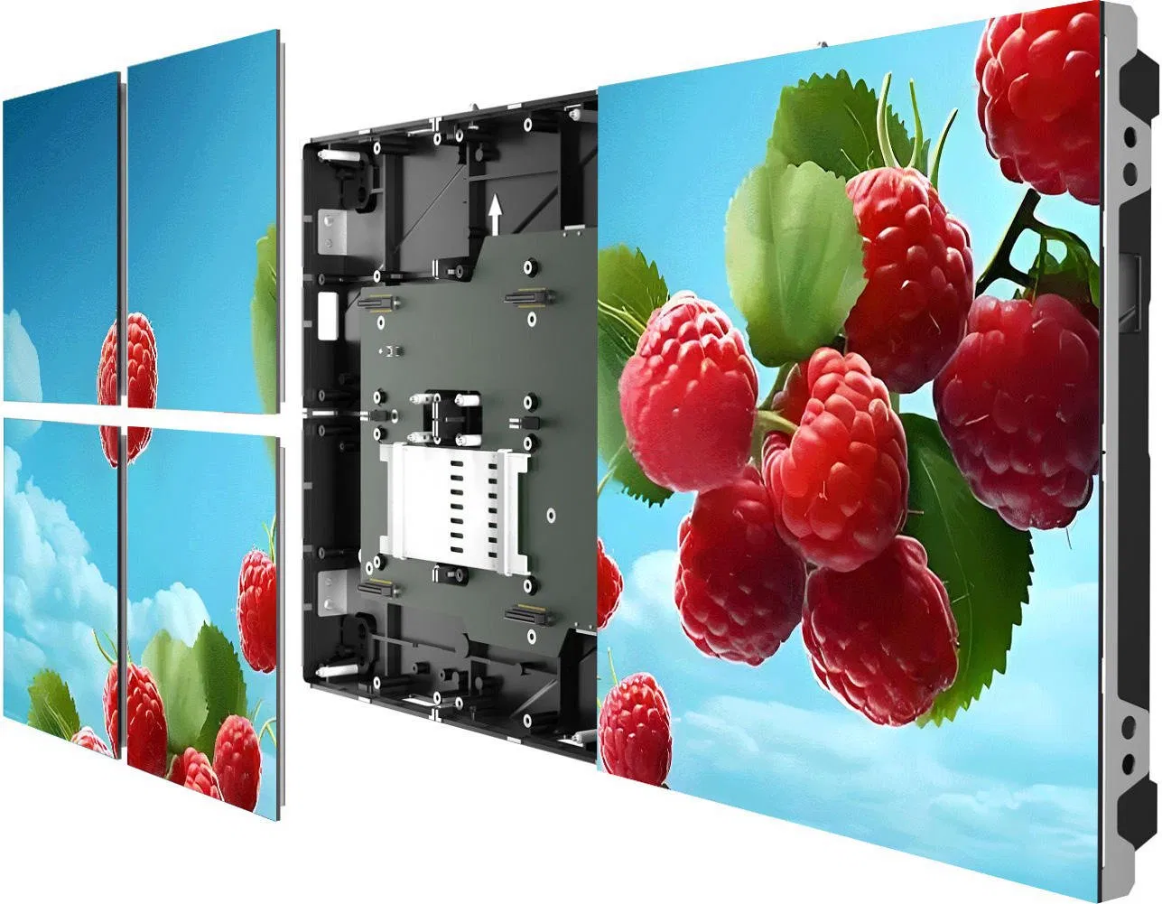 Fine Pitch LED Video Wall Panel P0.93 Indoor 4K 3D Wall Video Cabinet Mini COB LED Displays