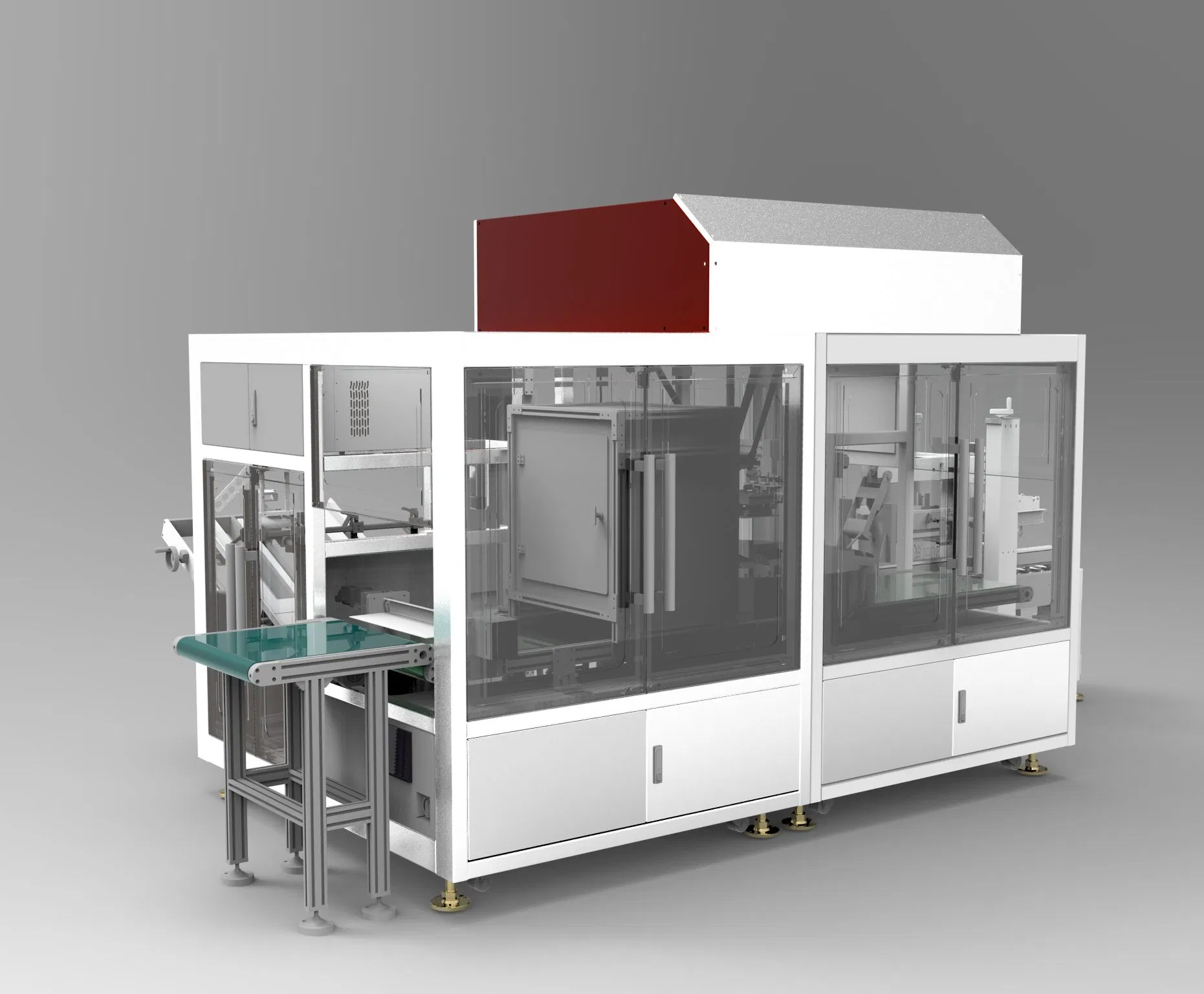 Flexible Automation Case Packer Delta Robot Case Packing Machine for End-of-Line Packaging Line