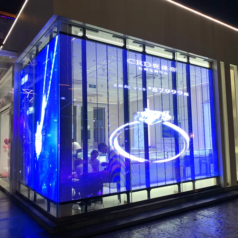 Transparent LED Advertising Display