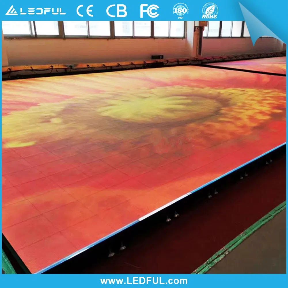 Fashion Promotional Interactive LED Dance Floor Panels Display for DJ/Disco/Party/Music