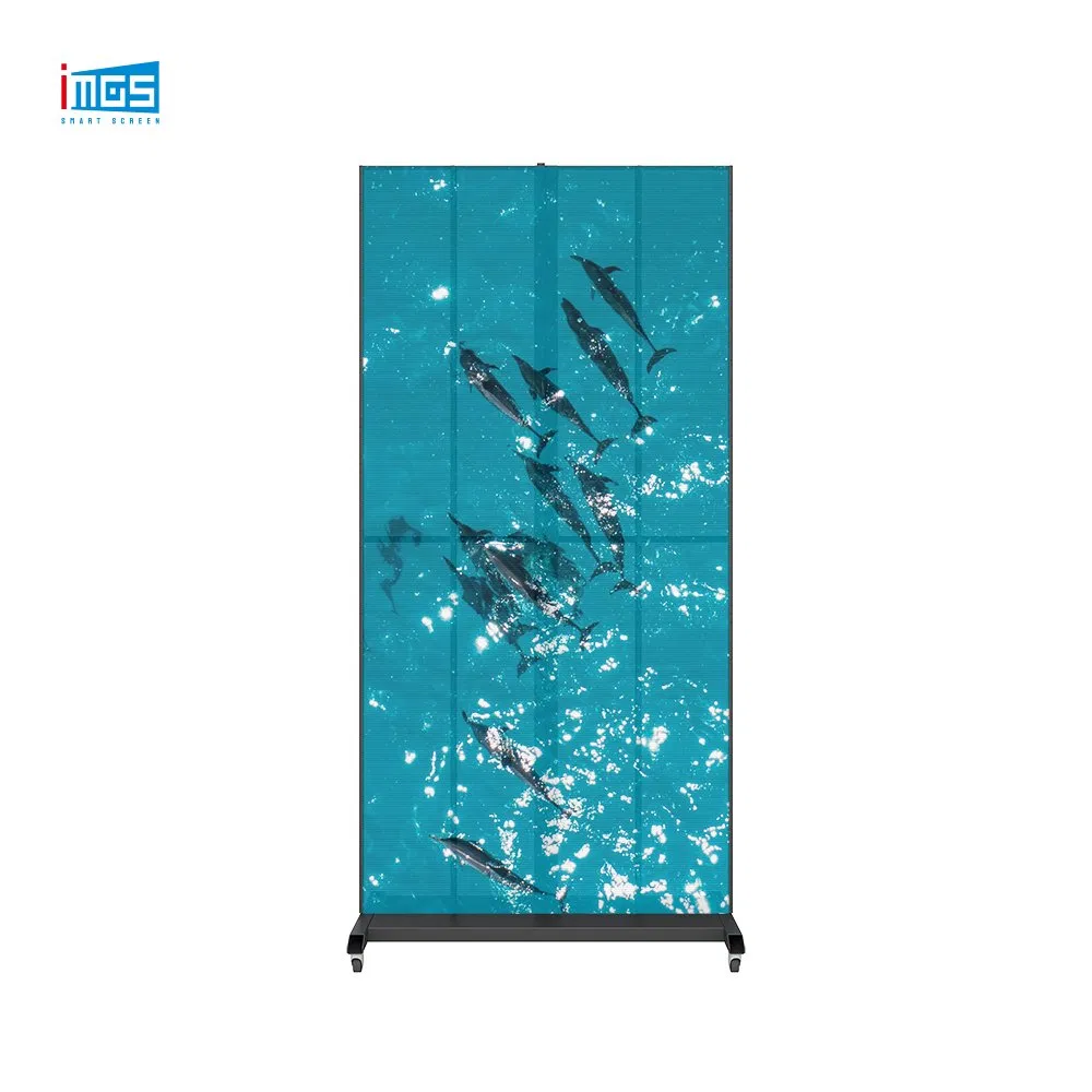 3D Transparent Wall LED Film for Glass Screen Ad Player LED Screen