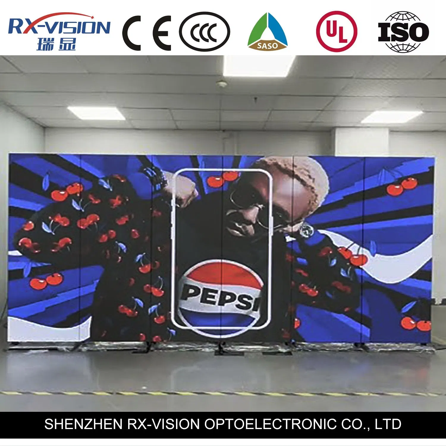 Hot Sale High Resolution P2.0 P2.5 P3.076 High Brightness Digital Poster Indoor LED Display