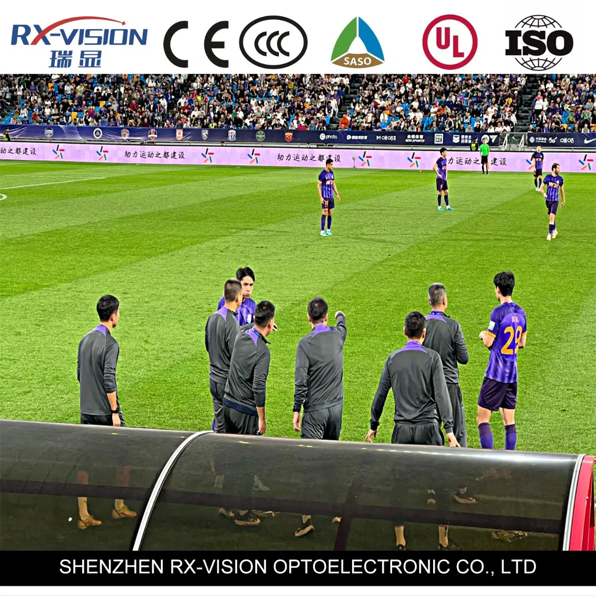 Outdoor P8.33 Stadium Perimeter LED Display Big Large LED Stadium Advertising Display TV Screens for Football Stadium Perimeter