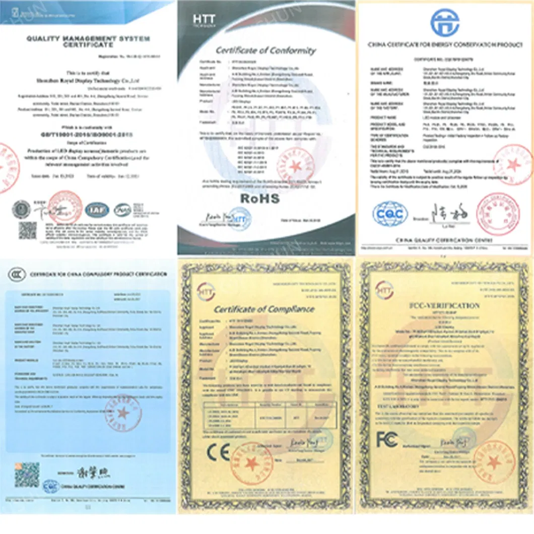 Quality Certifications