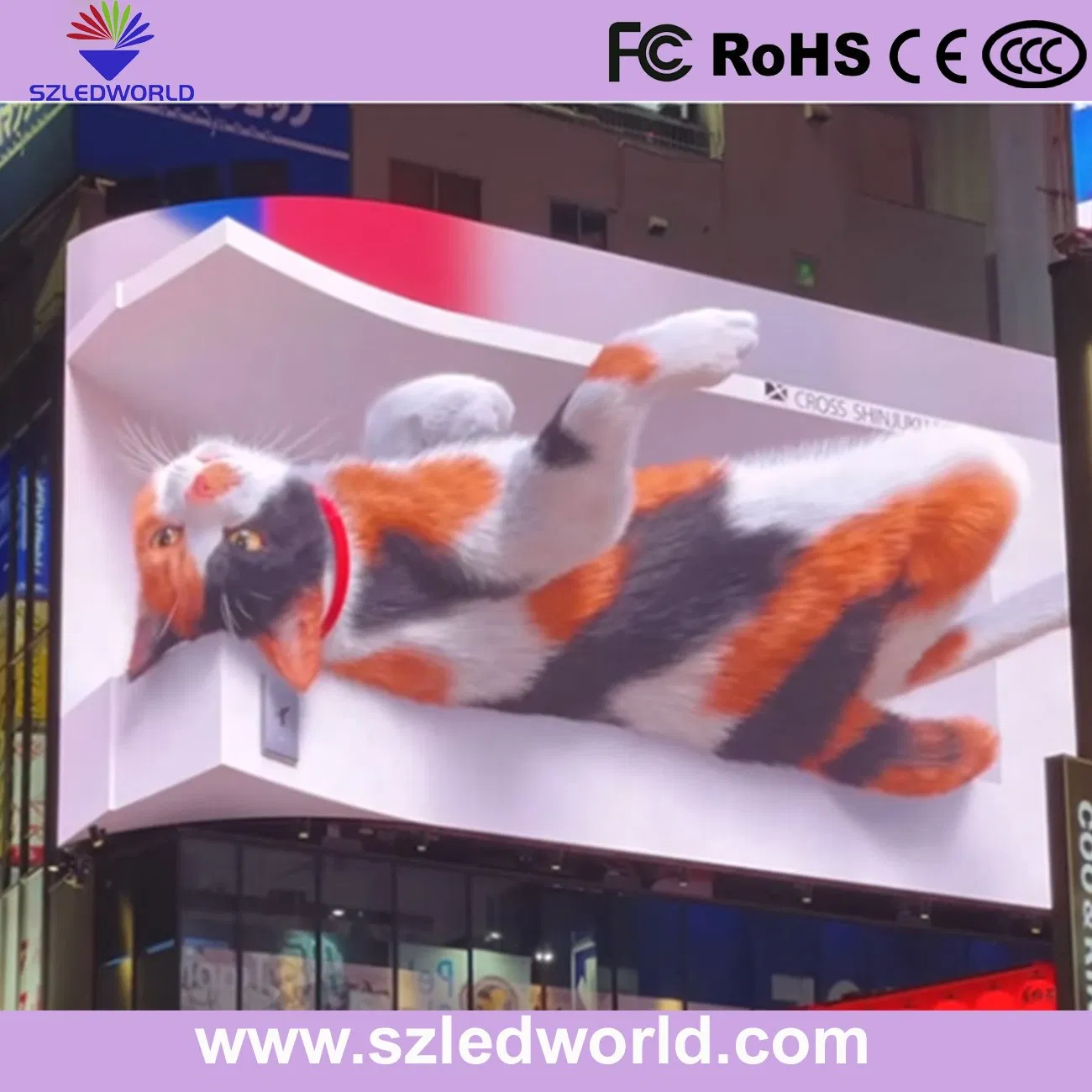 3D Advertising Digital China Hologram Outdoor Stadium Advertising Wall Stage Rental Indoor Flexible Transparent Street Video LED Display Screen Module Panel P5