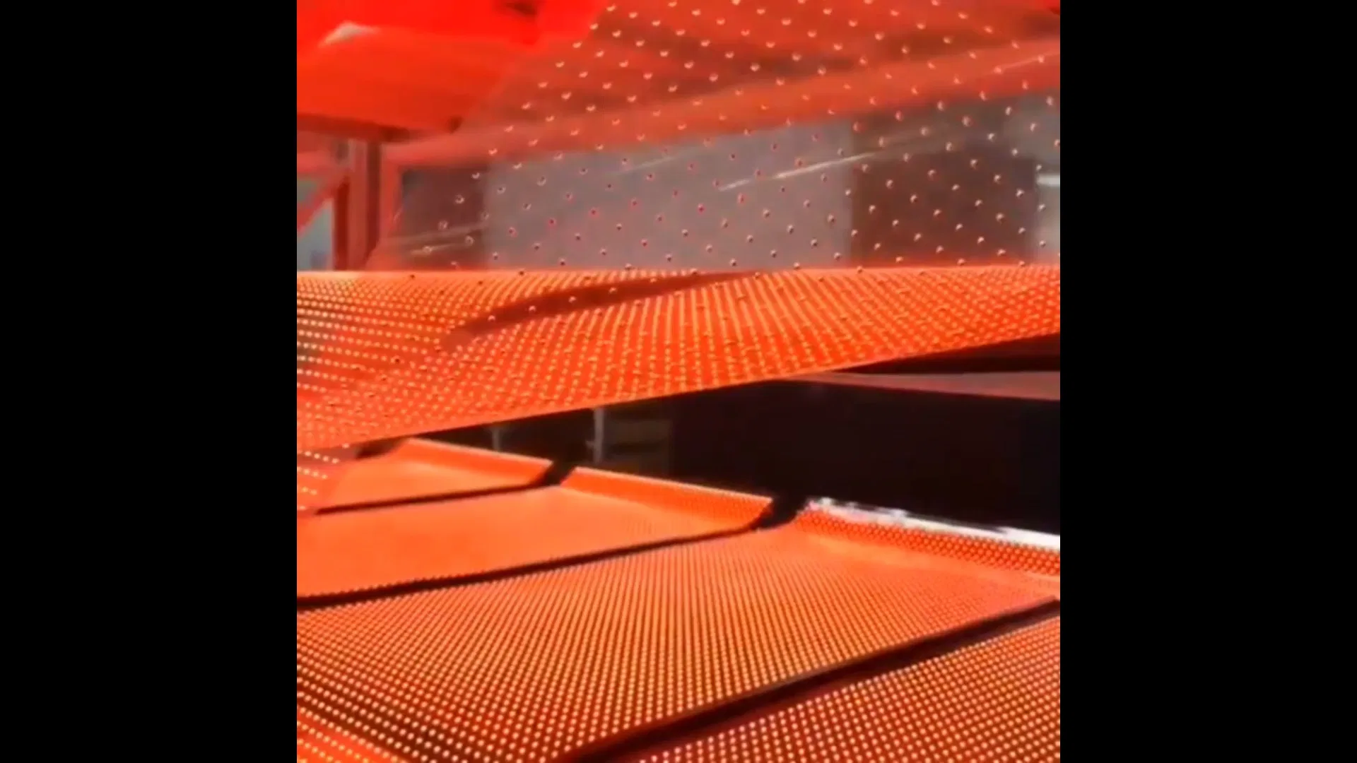 Flexible Transparent LED Film Display TV Screen for Railway Station Glass Window