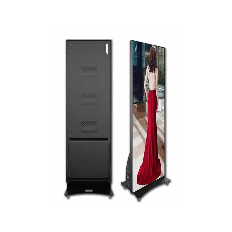 P2 Small Pixel Pitch HD Slim Widescreen Kiosk Scrolling Poster Indoor LED Panel Display for Shop Marketing Standee Advertising