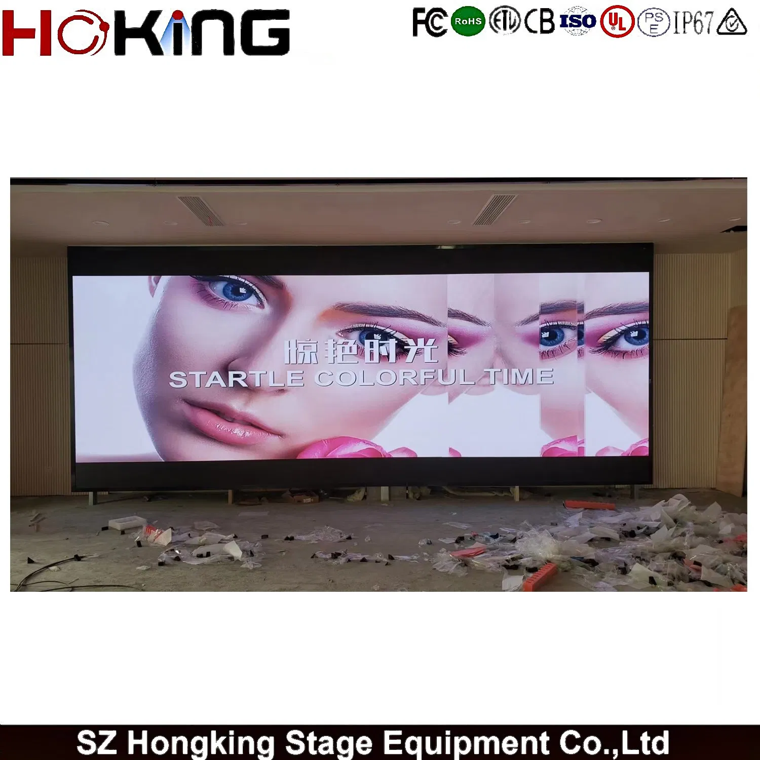 4K Indoor COB P1.56 Factory Price High Refresh Rate 7680Hz High-Resolution Video Wall Pantalla Conference Room LED Display Screen