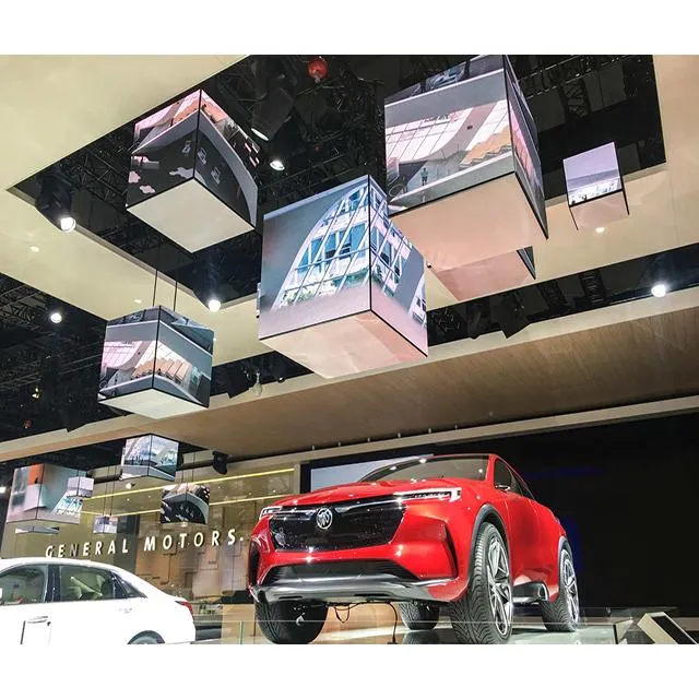 Cube and Cylinder LED Display