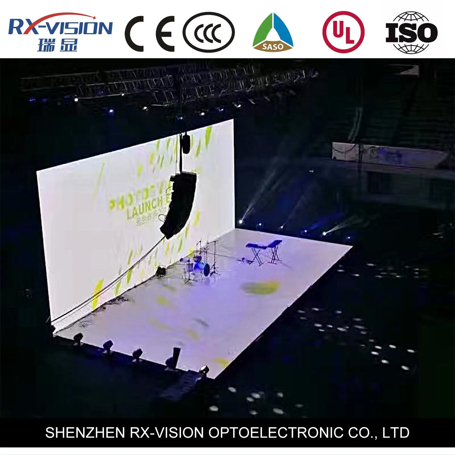 P3.91 Full-Color Interactive Digital Interactive Stand Game Video Stage Platform Floor Tile Wall Dance LED Display Screen