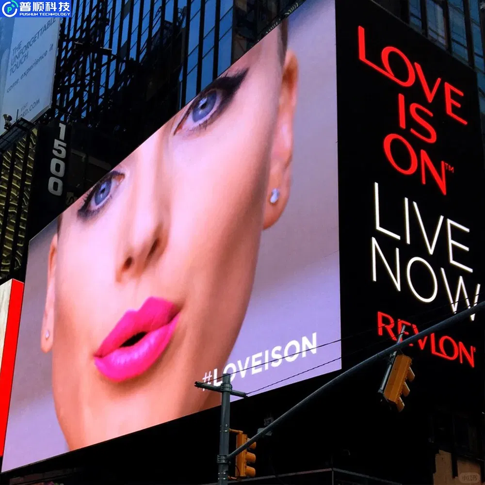 Pushunled China Advertising Digital Big Video Wall 3D Billboard P5 Outdoor LED Display Screen
