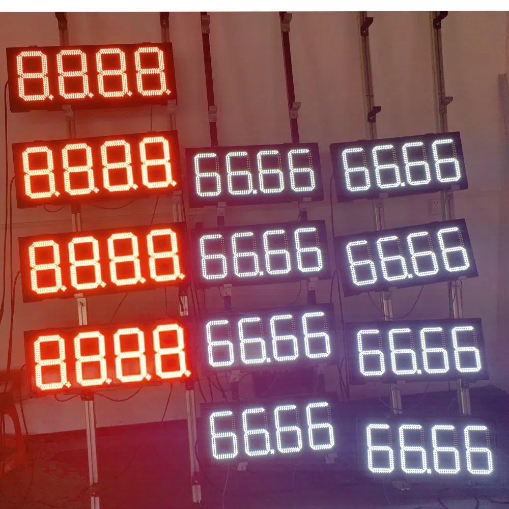 Customized LED Digital Signage and Displays for Oil Price Screen Gas Station Petrol Price LED Display