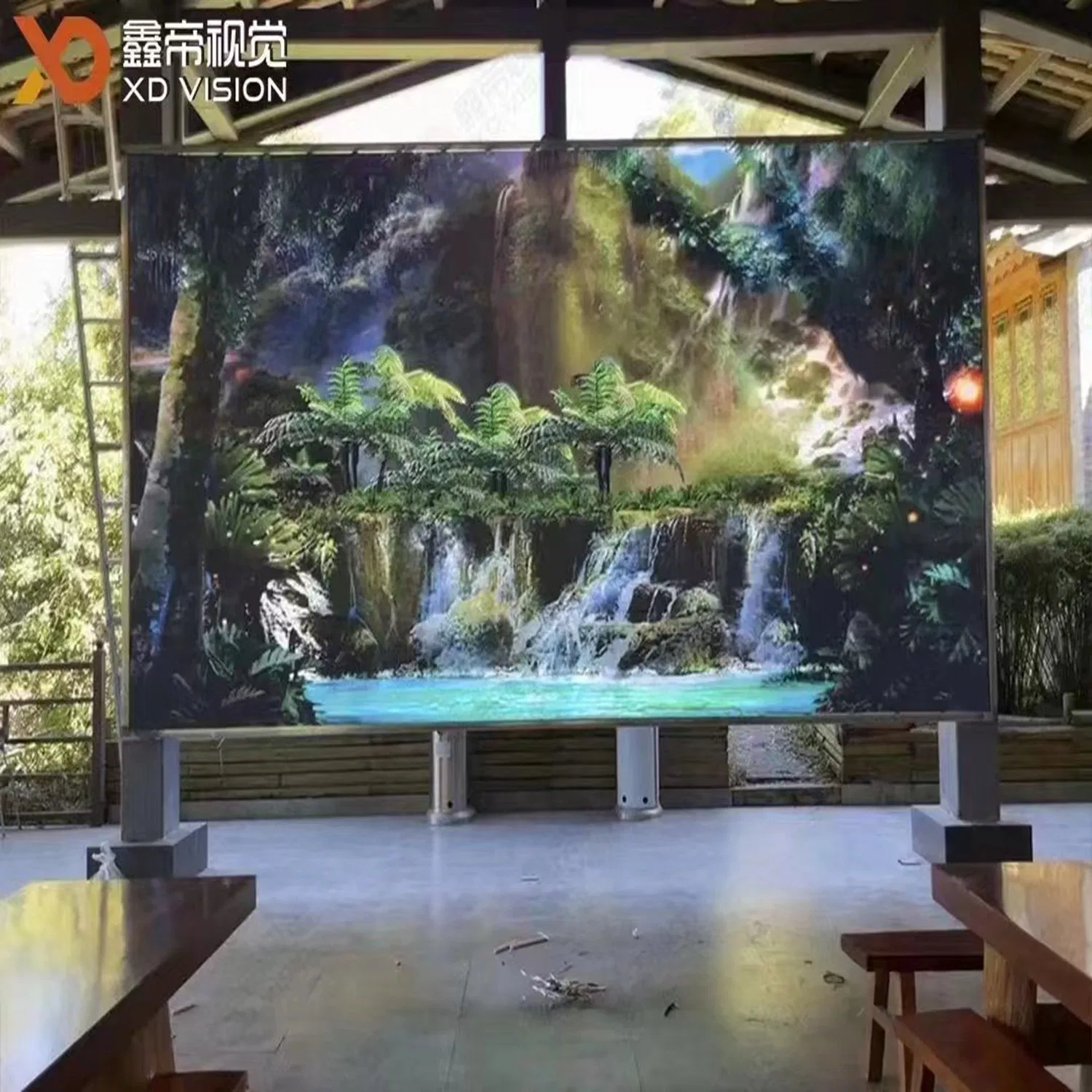 P2.1 Outdoor Stage Rental LED Screen Outdoor Rental Stage Background LED Display