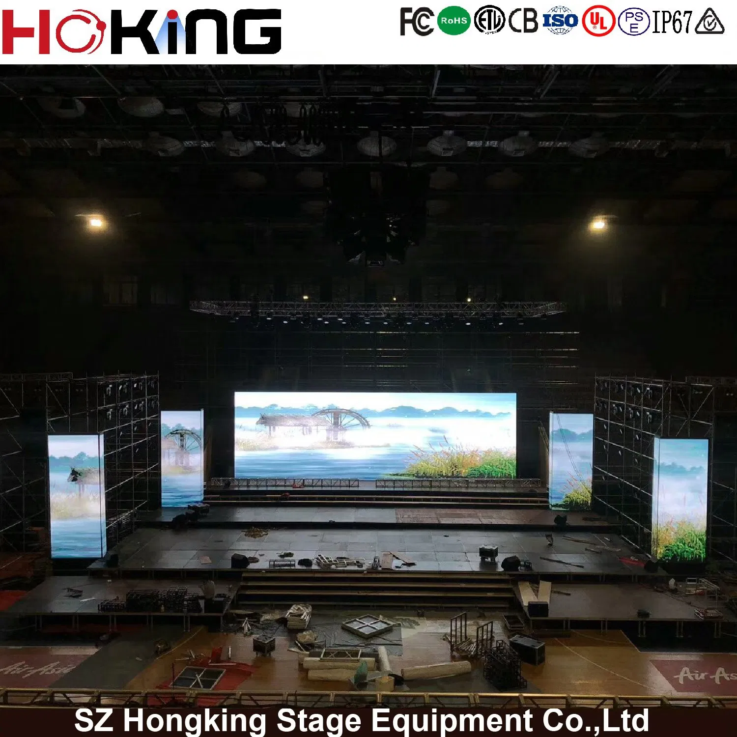 P1.953mm Indoor Stage Event Screen 7680Hz Rental Indoor LED Display Screen