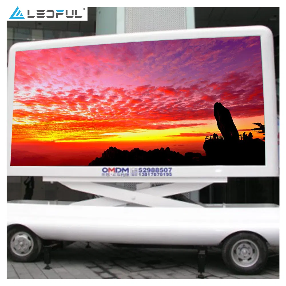 P10 P8 P6 Waterproof LED Video Advertising Display Mobile Billboard Truck Digital Media LED Screen Vehicles for Sale