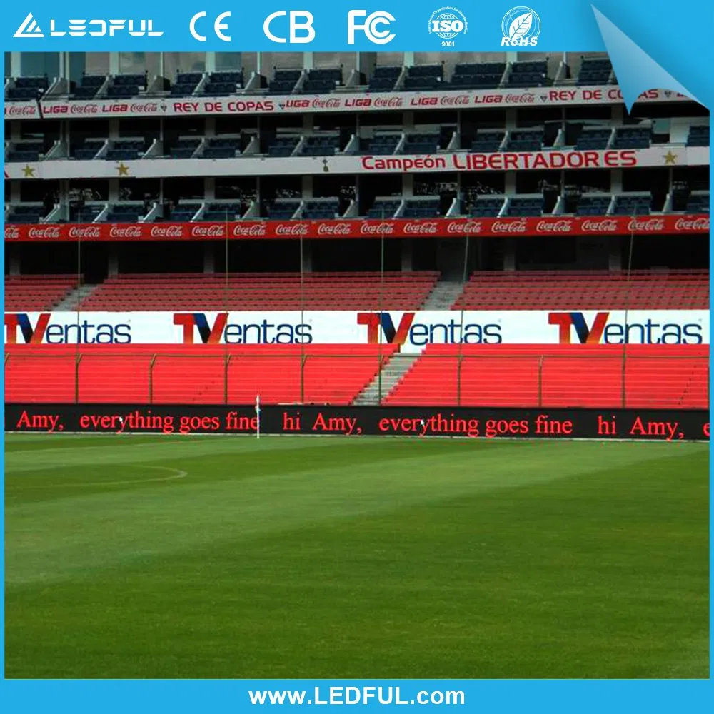 960*960mm P6 P8 P10 Football Soccer Sports Perimeter Outdoor Signage Banner Boards Display Screen Panel Stadium LED Display