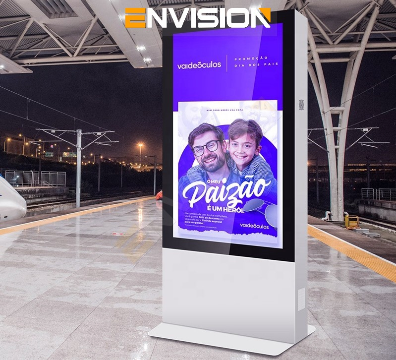 ODM OEM 43 49 55 65 75 85 98 Inch Price Outdoor Waterproof Indoor Floor Stand Digital Signage Kiosk Double Sided Touch Screen Advertising Player LCD LED Display