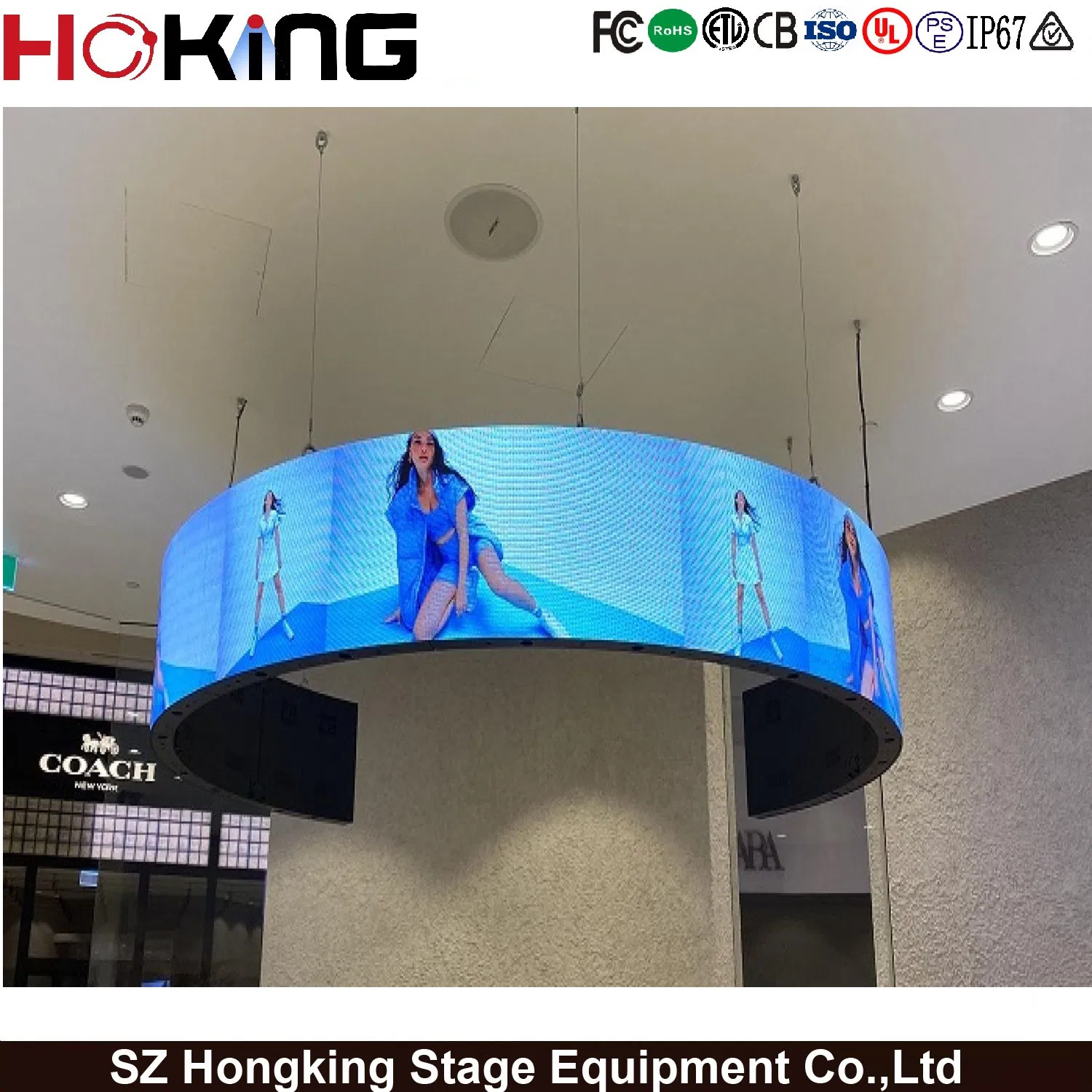 High-Definition 4K Control Room LED Display Screen Chip-on-Board (COB) Technology P0.7/P0.9/P1.25