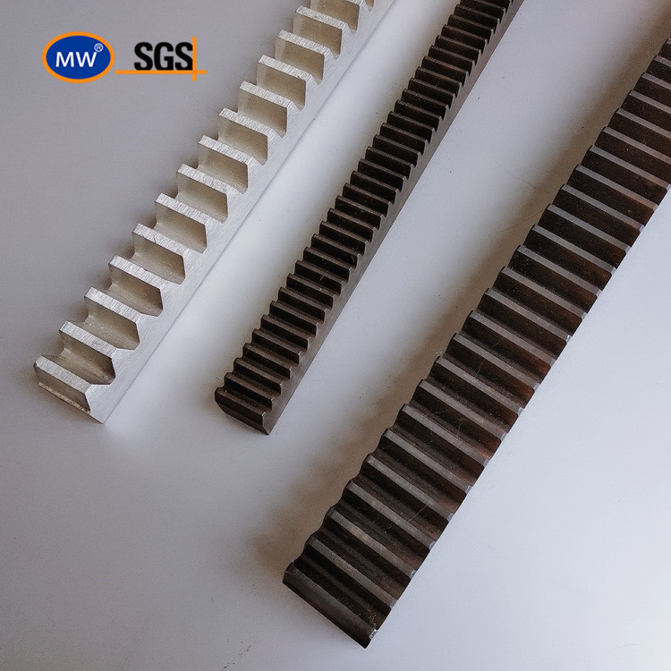 MW OEM Flexible Metric Linear Round CNC Helical Spur Curved Steering Plastic Nylon Stainless Steel Pinion Gear Rack for Automatic Door Gate Window Opener